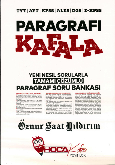 PARAGRAFI KAFALA ÇÖZÜMLÜ SORU BANKASI TÜM ADAYLAR İÇİN Limon Fotokopi