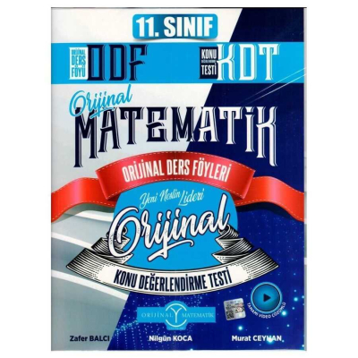 11. Sınıf Matematik ODF KDT Seti Orijinal Yayınları Limon Fotokopi