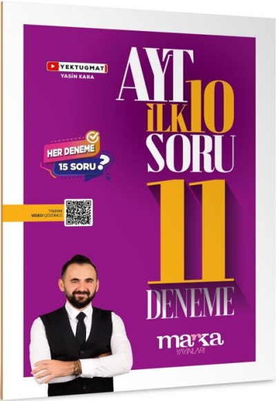 AYT Matematik İlk 10 Soru Konuları 11 Deneme Marka Yayınları Limon Fotokopi