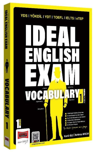 YDS YÖKDİL YDT TOEFL IELTS eTep Ideal English Exam Vocabulary 1 (Orta Düzey) Yargı Yayınevi Limon Fotokopi