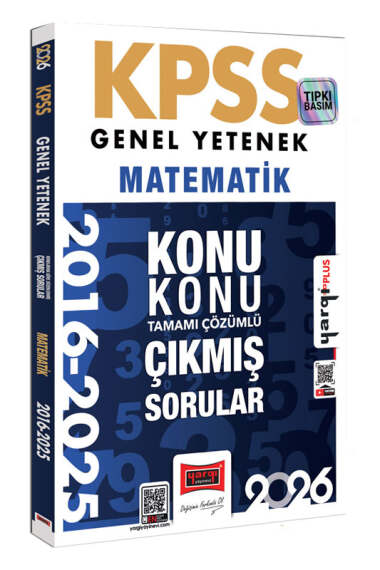 2026 KPSS Genel Yetenek Matematik 2016-2026 Konu Konu Tamamı Çözümlü Çıkmış Sorular Yargı Yayınları Limon Fotokopi