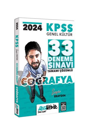 2024 KPSS GK Coğrafya Tamamı Çözümlü 33 Deneme Sınavı HocaWebde Yayınları Limon Fotokopi
