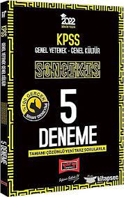 KPSS Genel Yetenek Genel Kültür Son Çıkış Tamamı Çözümlü 5 Deneme Limon Fotokopi