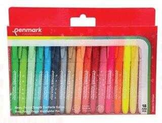 Penmark Kalem Tipi Fosforlu Kalem 18 Li Bristol Neon+Pastel+Tropik