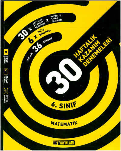 6.Sınıf Matematik Haftalık Deneme Hız Yayınları Limon Fotokopi