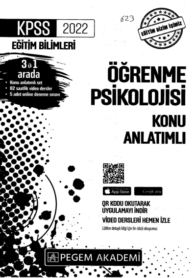 2022 KPSS Eğitim Bilimleri ÖĞRENME PSİKOLOJİSİ KONU ANLATIM Limon Fotokopi