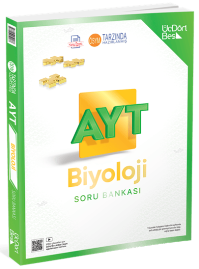 2026 AYT Biyoloji Konu Özetli Soru Bankası Üç Dört Beş Yayınları Limon Fotokopi