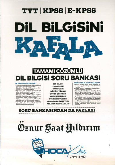 DİL BİLGİSİNİ KAFALA ÇÖZÜMLÜ SORU BANKASI Limon Fotokopi