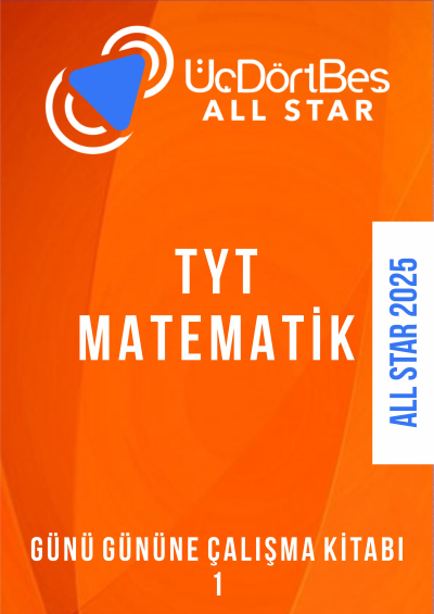 ALL STAR TYT MATEMATİK Günü Gününe Çalışma Kitabı 1