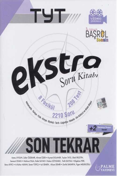 TYT Tüm Dersler Ekstra Son Tekrar Soru Kitabı Limon Fotokopi