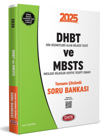 2025 DHBT ve MBSTS Tamamı Çözümlü Soru Bankası Data Yayınları