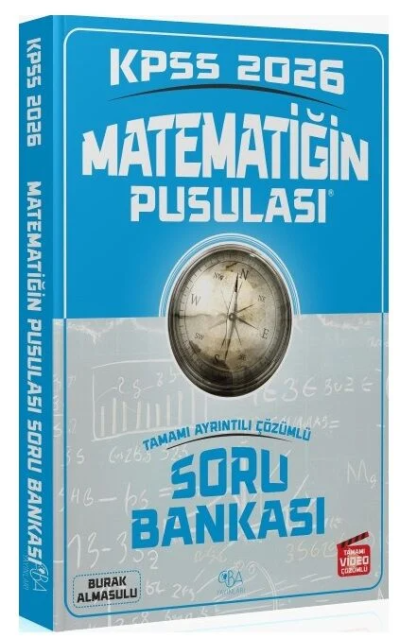 2026 KPSS Matematik Matematiğin Pusulası Soru Bankası Çözümlü CBA Yayınları Limon Fotokopi