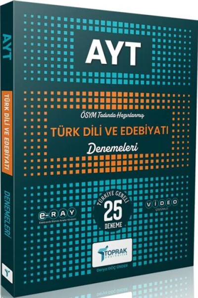 AYT Türk Dili ve Edebiyatı Deneme Toprak Yayıncılık