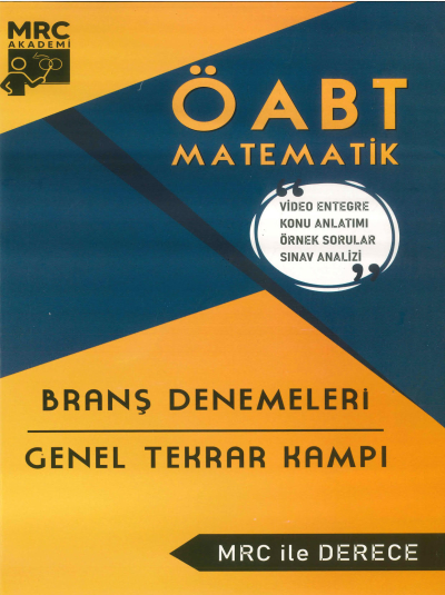 ÖABT İLKÖĞRETİM MATEMATİK BRANŞ DENEMELERİ GENEL TEKRAR KAMPI MRC İLE DERECE Limon Fotokopi