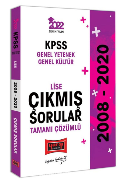 KPSS Genel Yetenek Genel Kültür Lise Tamamı Çözümlü Çıkmış Sorular 2008-2020 Limon Fotokopi