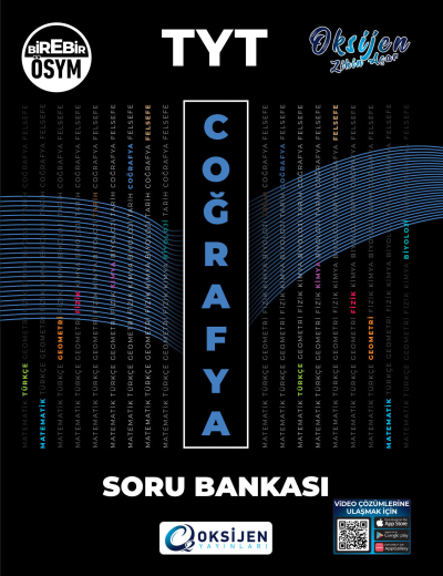 TYT Coğrafya Soru Bankası Oksijen Yayınları Limon Fotokopi