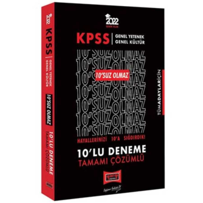 GKGY ONSUZ OLMAZ 10LU TÜM DERSLER ÇÖZÜMLÜ DENEME Limon Fotokopi