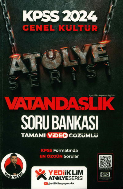 VATANDAŞLIK SORU BANKASI TAMAMI VİDEO ÇÖZÜMLÜ ATÖLYE SERİSİ
