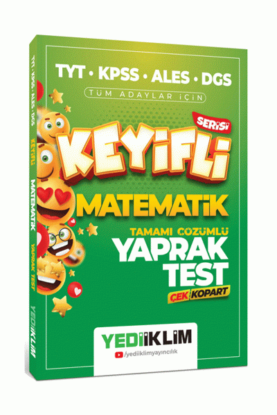 Keyifli Matematik Tamamı Çözümlü Yaprak Test Çek Kopart Limon Fotokopi