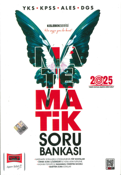 2025 YKS KPSS ALES DGS Kelebek Serisi Matematik Soru Bankası Yargı Yayınları Limon Fotokopi