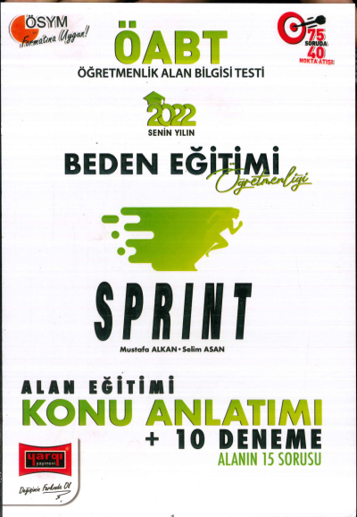 SPRINT ALAN EĞİTİMİ KONU ANLATIMI + 10DENEME Limon Fotokopi