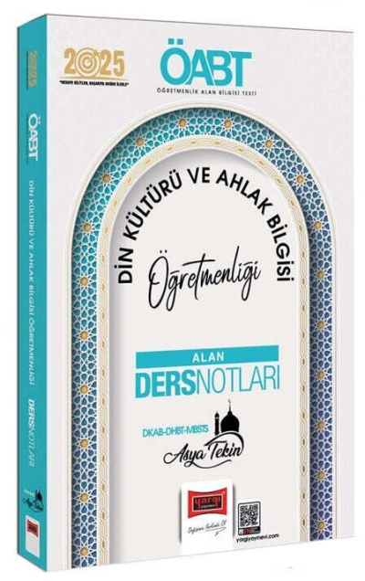 2025 ÖABT DKAB DHBT MBSTS Din Kültürü ve Ahlak Bilgisi Öğretmenliği Video Ders Notları (Asya Tekin) Yargı Yayınları Limon Fotokopi