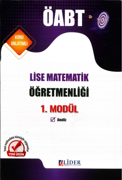 LİSE MATEMATİKÖĞRETMENLİĞİ 1. MODÜL (ANALİZ) KONU ANLATIM Limon Fotokopi