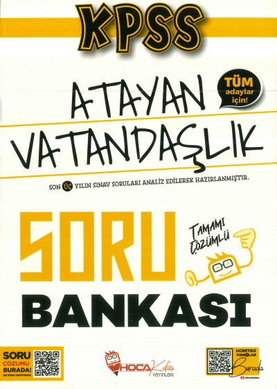 ATAYAN VATANDAŞLIK TAMAMI ÇÖZÜMLÜ SORU BANKASI