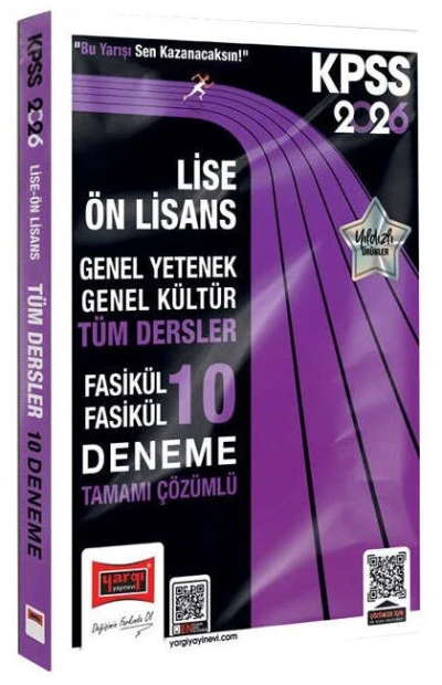 2026 KPSS GKGY Lise Ön Lisans Tüm Dersler Fasikül Fasikül Tamamı Çözümlü 10 Deneme Yargı Yayınları Limon Fotokopi