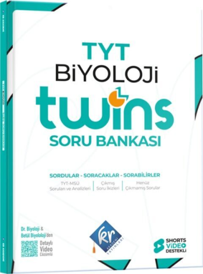 TYT Twins Biyoloji Soru Bankası KR Akademi Yayınları Limon Fotokopi