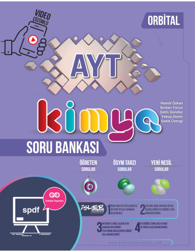AYT Kimya Orbital Soru Bankası Orbital Yayınları Limon Fotokopi