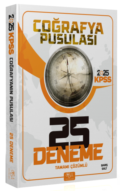 2025 KPSS Coğrafya Pusulası Tamamı Çözümlü 25 Deneme CBA Akademi Limon Fotokopi