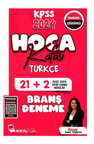 2024 KPSS Türkçe 21+2 Deneme Video Çözümlü Hoca Kafası Yayınları Limon Fotokopi
