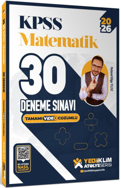 2026 KPSS Matematik Atölye Serisi 30 Deneme Yediiklim Limon Fotokopi