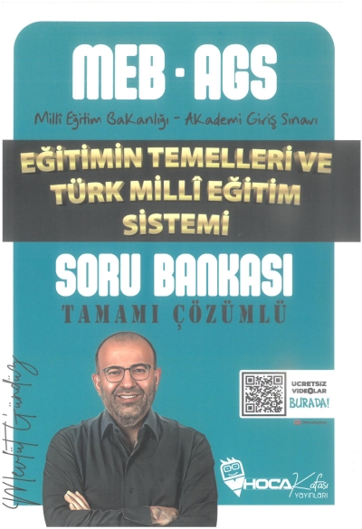 MEB-AGS Eğitimin Temelleri ve Türk Milli Eğitim Sistemi Soru Bankası Çözümlü Hoca Kafası Yayınları Limon Fotokopi