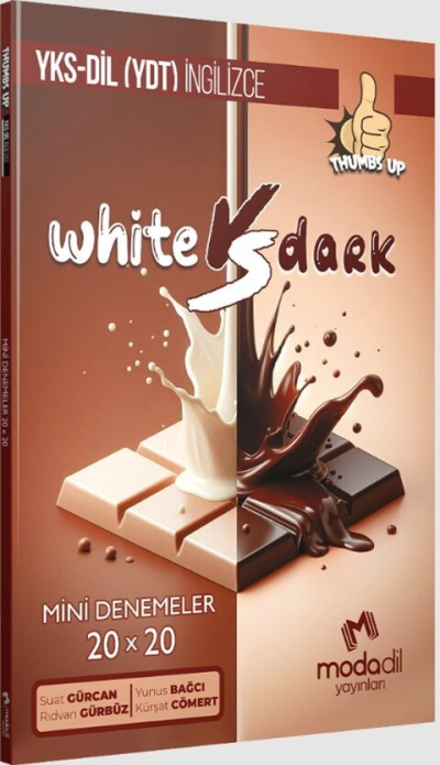 YKS DİL Thumbs Up 20 x 20 Mini Deneme White VS Dark Modadil Yayınları Limon Fotokopi