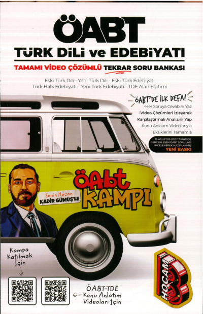 ÖABT KAMPI TAMAMI VİDEO ÇÖZÜMLÜ SORU BANKASI Limon Fotokopi