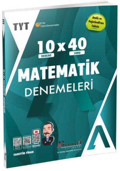Alternatif Yayınları TYT Matematik 10 x 40 Branş Denemeleri Limon Fotokopi