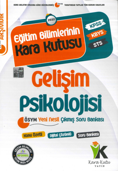 GELİŞİM PSİKOLOJİSİ KONU ÖZETLİ DİJİTAL ÇÖZ. SORU BANKASI Limon Fotokopi