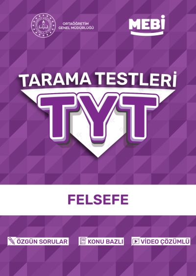 TYT Tarama Testleri Felsefe MEBİ OGM Limon Fotokopi