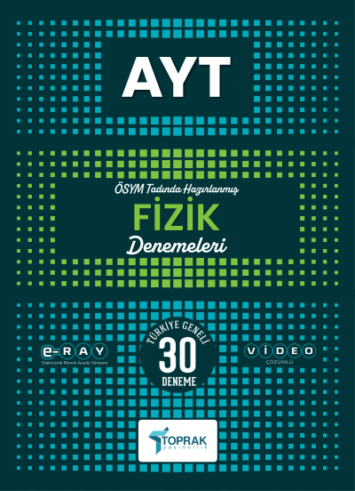 AYT Fizik Deneme 14x30 Toprak Yayıncılık Limon Fotokopi