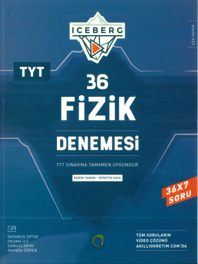 TYT Fizik Iceberg 36 Deneme Okyanus Yayınları Limon Fotokopi