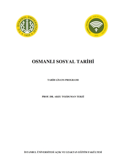 Osmanlı Sosyal Tarihi Limon Fotokopi