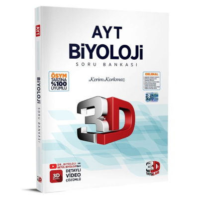 3D Yayınları Ayt Biyoloji Soru Bankası Limon Fotokopi