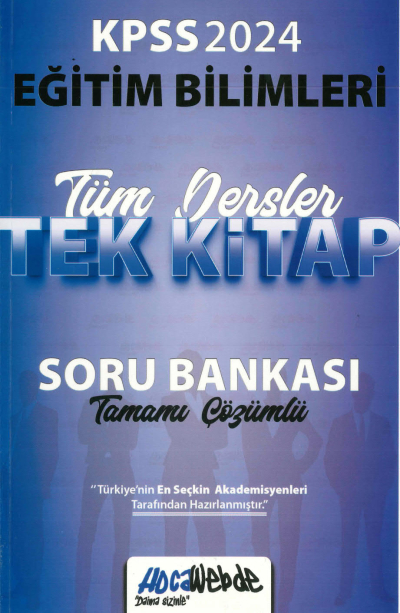 EĞİTİM BİLİMLERİ TÜM DERSLER TEK KİTAP TAMAMI ÇÖZÜMLÜ SORU BANKASI Limon Fotokopi