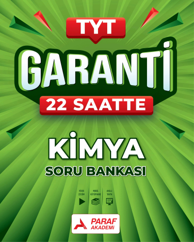 TYT Kimya Garanti 22 Saatte Soru Bankası Paraf Akademi Limon Fotokopi