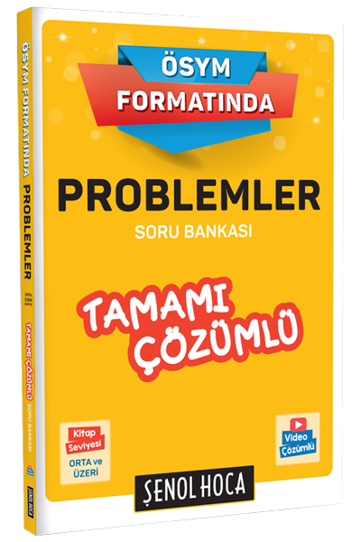 ÖSYM Formatında Problemler Tamamı Çözümlü Soru Bankası Şenol Hoca Limon Fotokopi