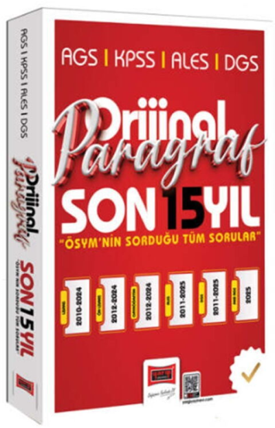 2026 KPSS AGS ALES DGS Orijinal Paragraf 15 Yıl Çıkmış Sorular Yargı Yayınları Limon Fotokopi