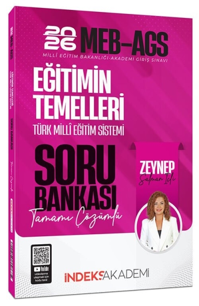 2026 MEB-AGS Eğitimin Temelleri ve Türk Milli Eğitim Sistemi Soru Bankası Çözümlü İndeks Akademi Yayıncılık Limon Fotokopi