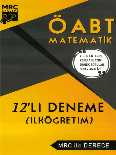 ÖABT İLKÖĞRETİM MATEMATİK 12'Lİ DENEME MRC İL DERECE Limon Fotokopi